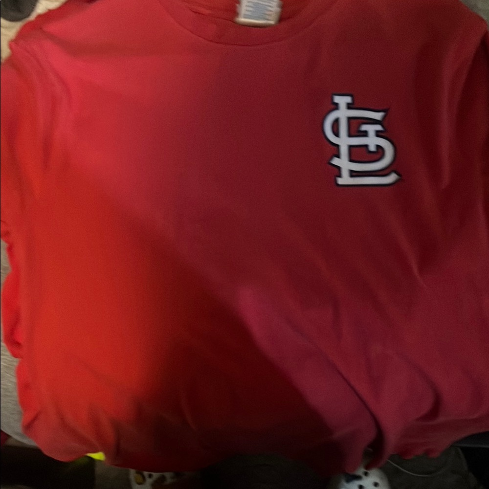 Red T-Shirt with Cardinal's Logo
